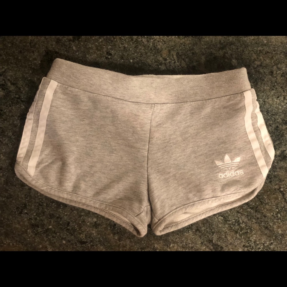 ADIDAS. Soft grey short shorts. Size XS
